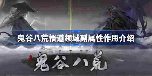 鬼谷八荒悟道领域副属性介绍与作用推荐