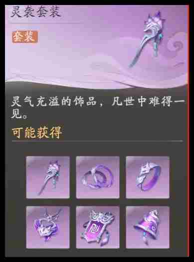仙剑世界灵袭套装适用角色介绍