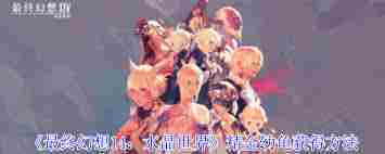 最终幻想14精金龟获取方法