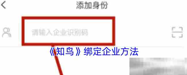 知鸟企业绑定操作方法