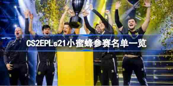 CS2EPLs21小蜜蜂战队完整参赛名单一览