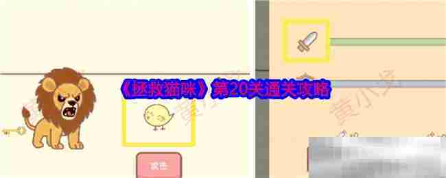 拯救猫咪第20关详细通关攻略