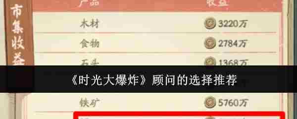时光大爆炸最佳顾问挑选方法