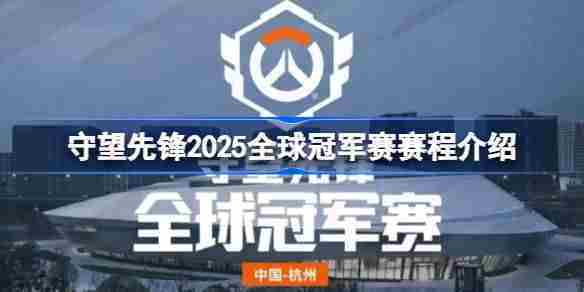 守望先锋2025全球冠军赛赛程攻略与比赛安排方法