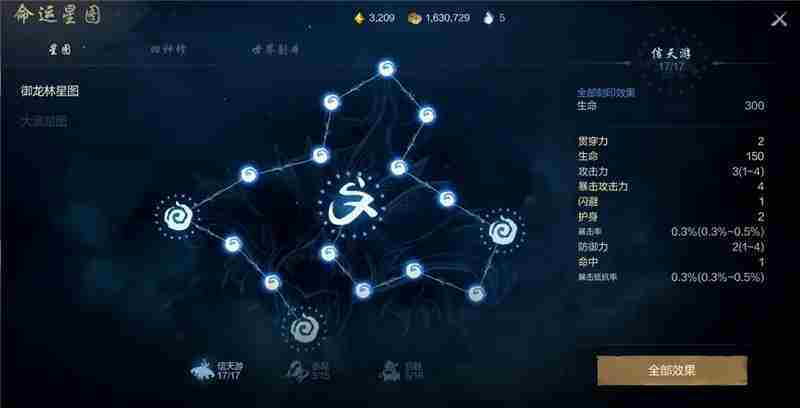 剑灵2命运星图攻略方法