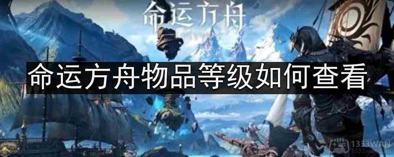 命运方舟快速查看物品等级方法