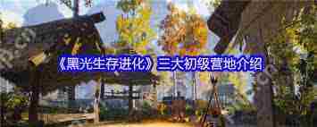 黑光生存进化中级营地精选方法