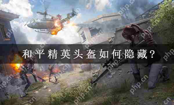 和平精英如何隐藏头盔提升游戏体验