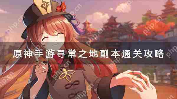 原神手游寻常之地副本攻略速通方法