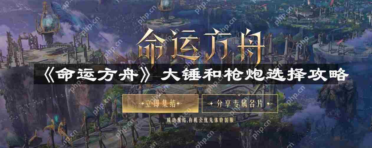 命运方舟大锤与枪炮对比选择方法