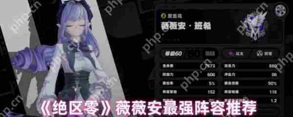 绝区零薇薇安队伍搭配方法