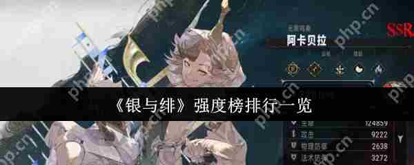 银与绯角色强度对比及排行榜一览