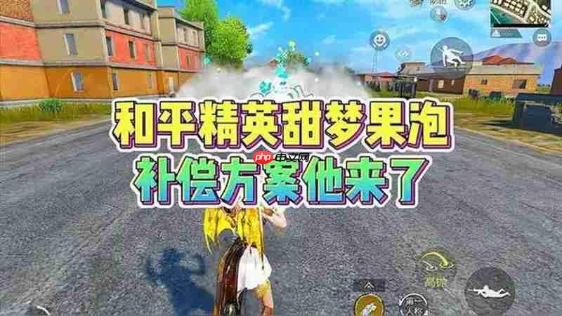 和平精英甜梦果泡烟雾弹退款流程介绍