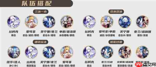 原神丝柯克圣高效阵容介绍