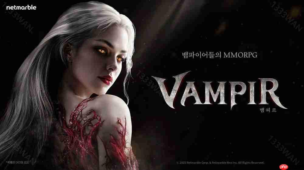VAMPIRMMORPG韩国2025年推出 天堂2革命团队打造