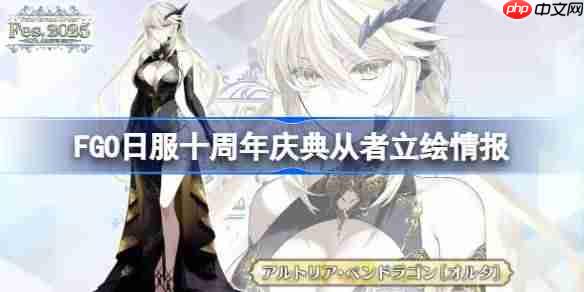FGO日服十周年庆典从者立绘一览