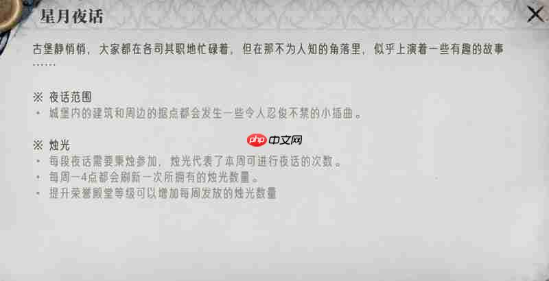 银与绯星月夜话游戏攻略介绍