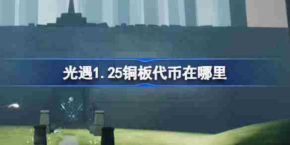 光遇1.25铜板代币在哪里-光遇1月25日春节代币收集攻略