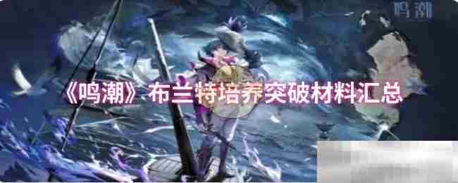 《鸣潮》布兰特培养突破材料汇总