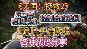 天国拯救2腰带与口袋控制台代码怎么用-天国拯救2获取腰带与口袋控制台代码分享