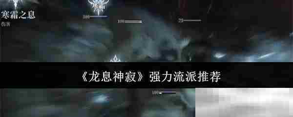 《龙息神寂》强力流派推荐