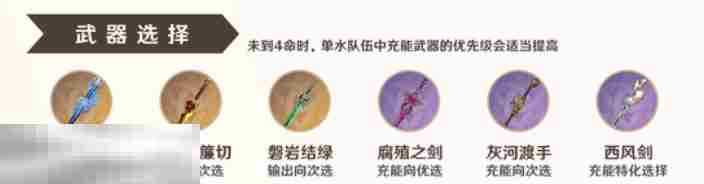 原神芙宁娜武器怎么选 芙宁娜武器推荐攻略