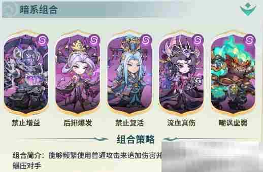 《翻滚吧天神》系别通用阵阵容搭配攻略推荐