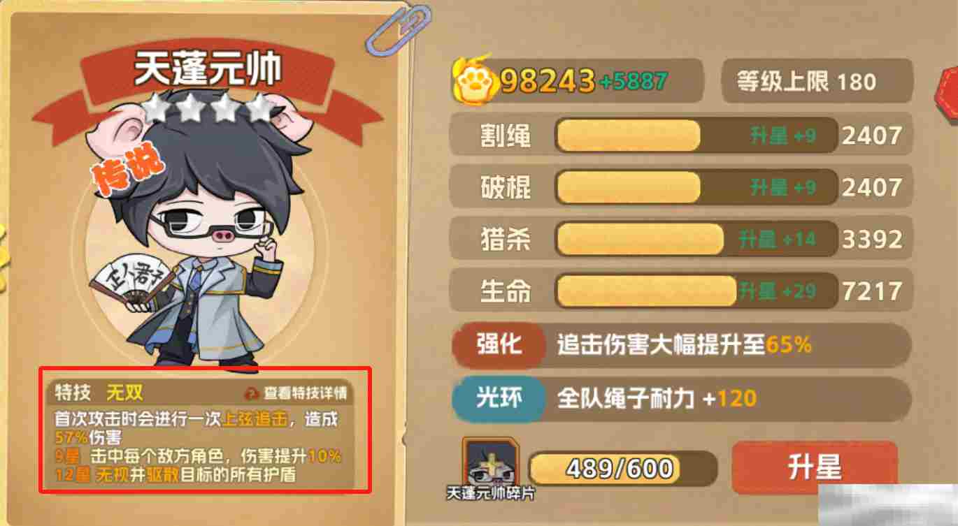 《猴哥快跑》天蓬元帅猪八戒角色介绍