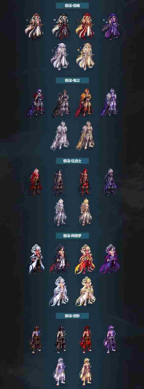 《dnf》历代春节套外观汇总