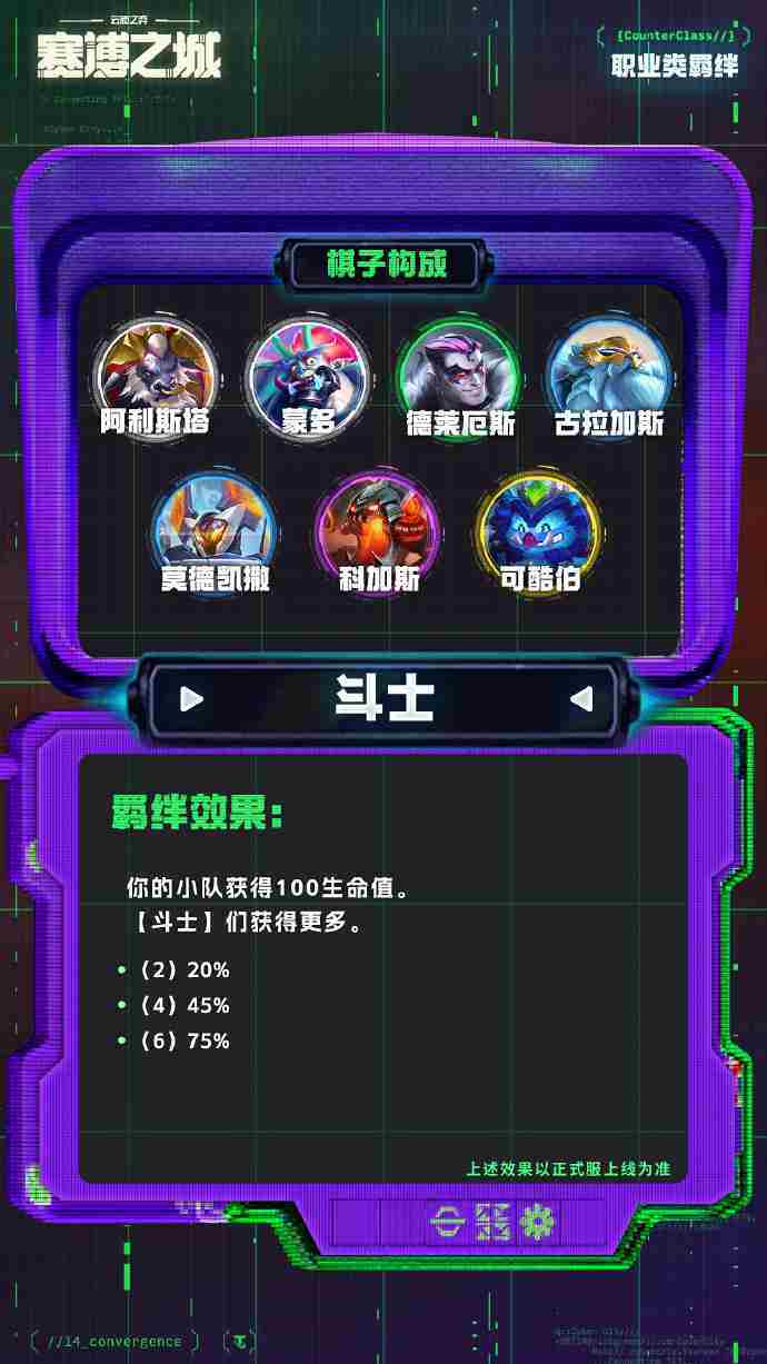 云顶之弈s14职业羁绊介绍 云顶之弈s14职业羁绊一览