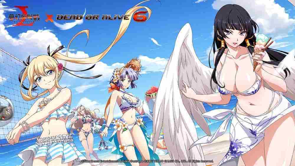 《梦幻模拟战》×《DEAD OR ALIVE 6》联动开跑 霞、女天狗、玛莉・萝丝参战