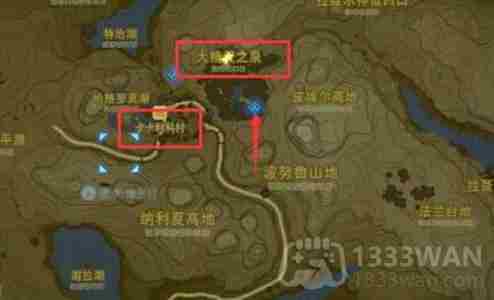 王国之泪4个大精灵之泉位置在哪儿-4个大精灵之泉位置