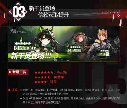 明日方舟4月7日更新什么活动-明日方舟4月7日活动更新内容总结