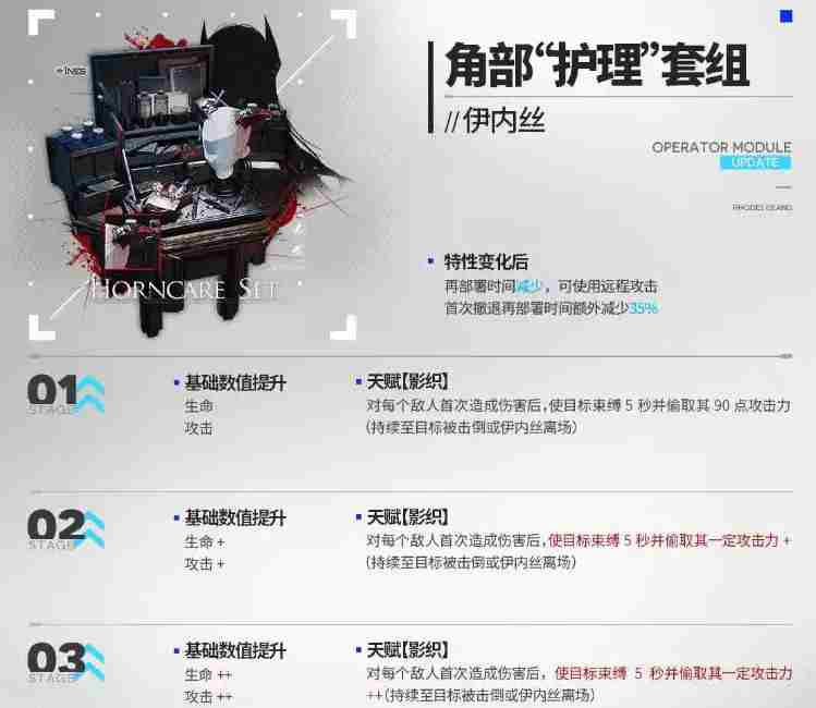 明日方舟情报官干员模组怎么选择-明日方舟情报官干员模组开启推荐