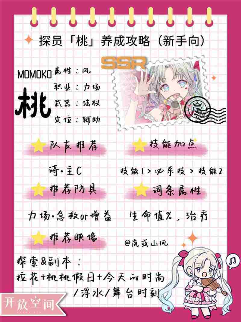 开放空间探员桃培养攻略指南