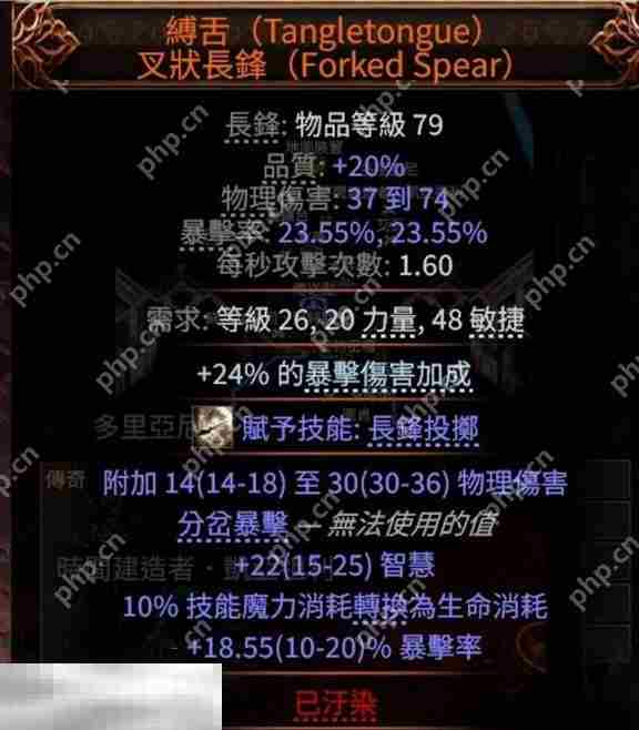 流放之路2亚马逊电矛BD怎么玩 电矛流派优化指南