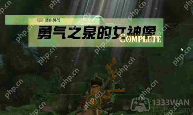 塞尔达传说王国之泪费罗尼地区勇气之泉的女神像怎么过-迷你挑战费罗尼地区勇气之泉的女神像攻略