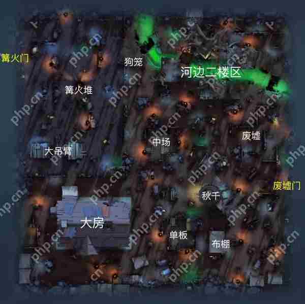 第五人格地图平面图攻略