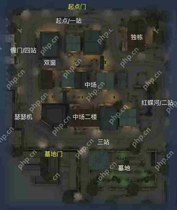 第五人格地图平面图攻略