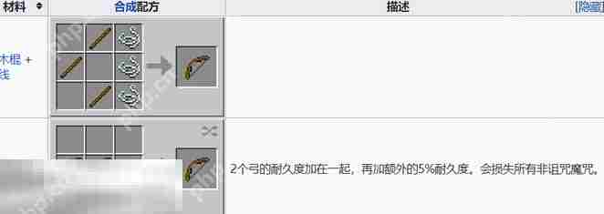 我的世界铁弓怎么做 强力武器制作指南