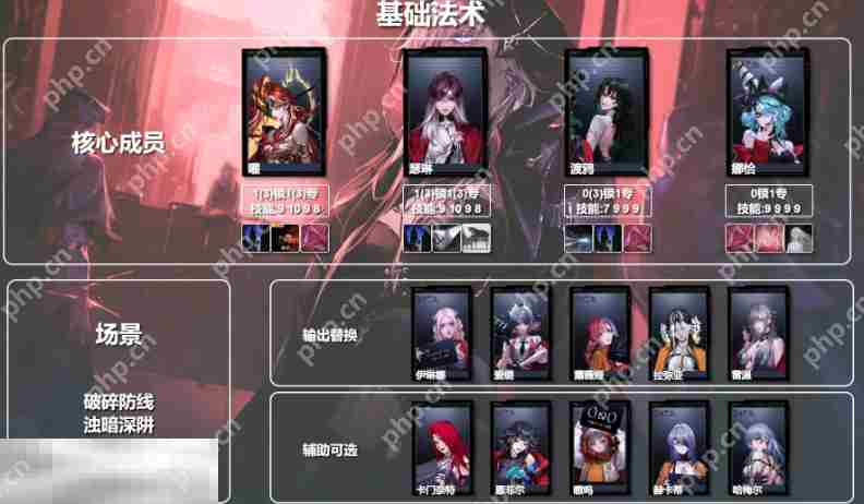 无期迷途法队怎么配队 无期迷途法术队体系配队推荐