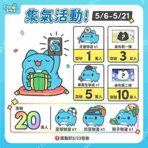 台湾人气 IP「猫猫虫咖波」改编休闲叠叠乐游戏《咖波叠叠乐》于双平台推出